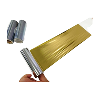 Cinta de código de barras de resina de cera Premium de Color dorado de 110mm X 300m cinta de impresora de etiquetas de tinta TTR TTO