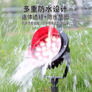 Lampe de <span class=keywords><strong>fontaine</strong></span> d'étang de jardin à gradation automatique RVB Changement de couleur Lumières sous-marines IP68 Éclairage de paysage de piscine - Product Image 5