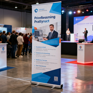 Tùy chỉnh xách tay triển lãm thương mại nhôm quảng cáo ngoài trời thăm dò ý kiến lên biểu ngữ có thể thu vào cuộn lên biểu ngữ đứng hiển thị - Product Image 6