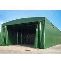 YOUYA Auvent de stockage pliable robuste en toile, avec structure en alliage d'aluminium et acier galvanisé, abri portable de grande capacité