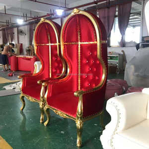 Düğün kırmızı kuş kafesi kubbe sandalyeler - Product Image 2