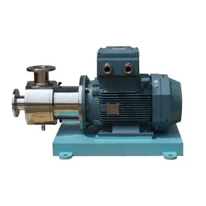 4 to 75 KW Stainless steel inline high shear mixer pump SUS 304/316 rotor and stator in-line homogenizer for paint, coating, ink