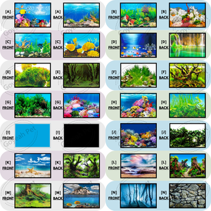 Verschiedene Größen <span class=keywords><strong>Aquarium</strong></span> Hintergrund <span class=keywords><strong>Poster</strong></span> Doppelseiten <span class=keywords><strong>Aquarium</strong></span> Hintergrund Dekoration Papier - Product Image 3