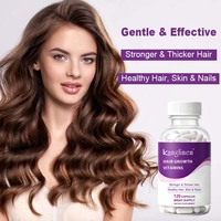 Vitamines pour la croissance des cheveux pour femmes, biotine 10 000 mcg, collagène et palmier nain, favorisent des cheveux, une peau et des ongles plus forts et plus sains