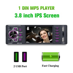 3,8 pulgadas 1 Din Car MP5 Player Stereo Autoradio Car Radio BT 12V In-Dash FM Aux in Receptor SD USB MMC WMA - Product Image 3