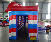 Tienda de campaña inflable para tienda de carnaval, soporte de premios, expositor de juegos de carnaval portátil