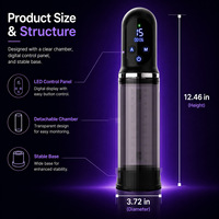 Simulador de Vagina a Presión Hurricane Smart, Dispositivo de Entrenamiento, Masaje por Succión, Bomba, Estimulador de Pene Fleshlight, Juguete Sexual para Adultos, USB