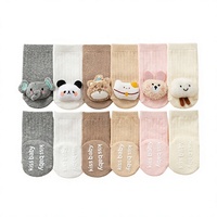 Chaussettes bébé en coton de haute qualité, antidérapantes avec semelles en caoutchouc, personnalisables pour tout-petits – Offre Spéciale