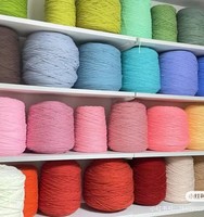 Fil à tricoter épais et doux en acrylique 100% de qualité supérieure, 8 brins, haute ténacité, 400g/rouleau, en cône, pour tapis DIY, personnalisable, vente chaude