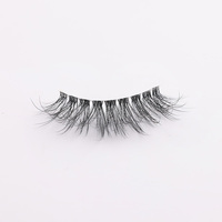 Marque privée Faux Cils 3d Vegan Eye Lashes Vendeur Naturel clair Bande Faux Vison Faux Cils Pleine Bande En Gros