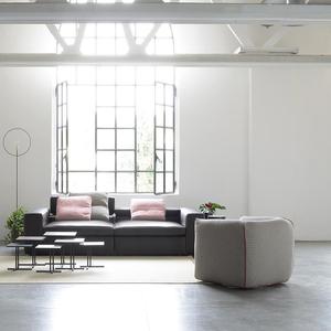 โซฟาผ้าดีไซน์ร่วมสมัย <span class=keywords><strong>Mia1</strong></span> S17 แบบสองที่นั่ง สำหรับห้องนั่งเล่นครอบครัวขนาดเล็ก - Product Image 4