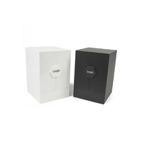 Boîte cadeau rigide trapézoïdale personnalisée faite à la main pour l'emballage de parfums, cosmétiques et vins, impression offset quadricolore, papier spécial, marque YG