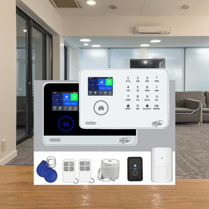 Màn hình cảm ứng 2.4 inch xách tay ABS vật liệu an ninh nhà hệ thống Wifi GSM 4 vùng có dây 99 vùng không dây tuya tự động hóa nhà - Product Image 1