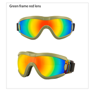 Lunettes de soleil pour petits chiens avec sangle réglable pour protection UV, en polycarbonate anti-buée, pour le cyclisme