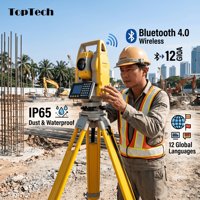 Estación Total Láser Toptech TKS-R15, Precisión de 2'', Alcance sin Reflector de 1500m, IP65, Aumento de 30x, Instrumento de Topografía