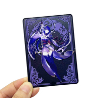 Sampel Gratis+desain Kartu Permainan Logam Edisi Terbatas Emas Kustom Kartu Permainan Logam Baja Tahan Karat Yugioh Trading Card