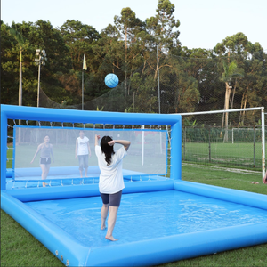 Corte da pallavolo all'aperto gonfiabile resistente per riunioni di famiglia con marchio con 3 anni di garanzia certificata - Product Image 1