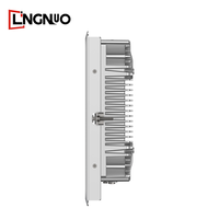 Panel PC Industrial de 12.1 Pulgadas con Pantalla Táctil Resistente sin Ventilador, Control de Automatización Industrial, Carcasa de Aleación de Aluminio Fundido a Presión, Puerto HD