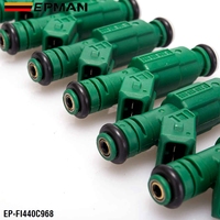 EPMAN injektor bahan bakar aliran tinggi, 440CC 42LB 0280155968 EV6 BA BF HSV FPV Turbo untuk Ford Falcon VW Golf Audi S4 EP-FI440C968