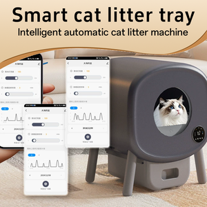 Grand <span class=keywords><strong>bac</strong></span> <span class=keywords><strong>à</strong></span> litière automatique <span class=keywords><strong>à</strong></span> faible bruit 76L et accessoires APP détachable intelligent autonettoyant <span class=keywords><strong>bac</strong></span> <span class=keywords><strong>à</strong></span> litière chat toilette <span class=keywords><strong>bac</strong></span> <span class=keywords><strong>à</strong></span> <span class=keywords><strong>sable</strong></span> - Product Image 3