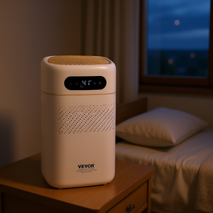 Humidificateur évaporatif Vevor 5L, purificateur d'air de table pour chambre à coucher avec commande par application, veilleuse et minuterie - Product Image 2