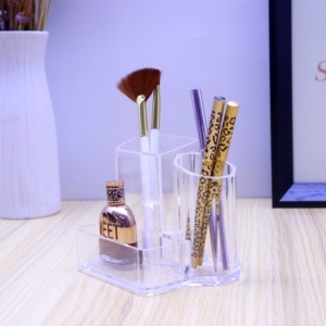 Wholesale Clear make up brush Manufacture Acrylic Makeup Cosmetic Organizer - Product Image 4