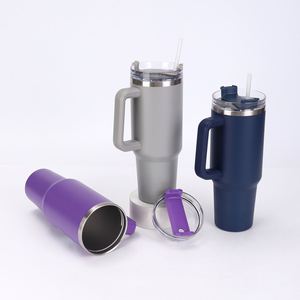 Vaso Térmico Automotriz de 40oz con Asa, Gran Capacidad, Portátil para Coche, Enfriador de Bebidas, para Uso Exterior y Transfronterizo - Product Image 4