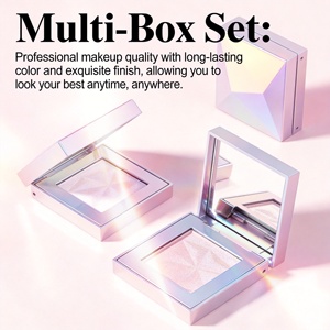 Paleta de Iluminador Vegano con Logotipo Personalizado, <span class=keywords><strong>Bronceador</strong></span> <span class=keywords><strong>Luminoso</strong></span> con Brillo Dorado, Polvo Compacto Iluminador - Product Image 5