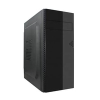 JNP casing PC menara sedang komputer Gamer obral besar sistem pendingin air plastik dengan grosir kipas pendingin catu daya