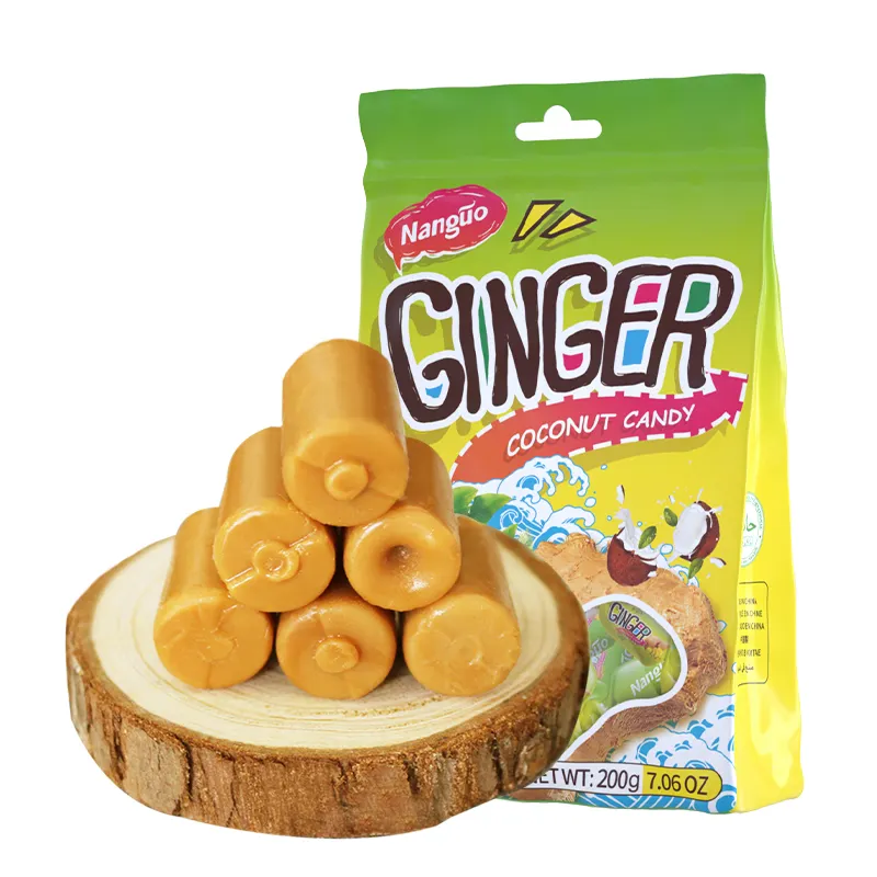 Malaysia Candies Coconut Ginger Sweets Hard Candy