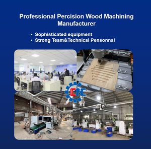 OEM tùy chỉnh 5 trục Gỗ <span class=keywords><strong>CNC</strong></span> gia công dịch vụ cắt phay quay Walnut tre Maple gỗ gia công dịch vụ - Product Image 4