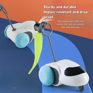 Yeni tasarım <span class=keywords><strong>Pet</strong></span> akıllı çalışan araba elektrikli kedi kendinden eğlence oyuncak akıllı interaktif oyuncak - Product Image 5