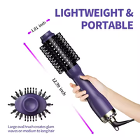 Outils de coiffure chauds une étape sèche-cheveux brosse 3 en 1 volumateur brosse à Air chaud secadora de cabello