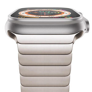 สายนาฬิกาข้อมือสแตนเลสสตีลแบบมีหัวเข็มขัดรูปผีเสื้อ สำหรับนาฬิกา IWatch รุ่น Ultra 2 สีเดิมของแท้ - Product Image 1