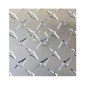 Geruite Aluminium 1050 1100 3003 H14 6061 T6 1Mm 2Mm 3Mm 4x8ft Diamant Reliëf Aluminium Plaat