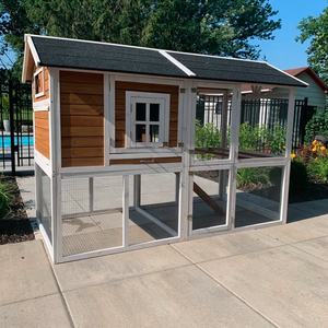 Açık ahşap kafesleri büyük tavuk run ev kafes ahşap tavuk kümesi - Product Image 1