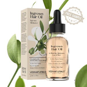 Huile de poils incarnés de marque privée pour apaiser les bosses des aisselles des poils incarnés bosses du rasoir produit après-rasage des rougeurs - Product Image 1