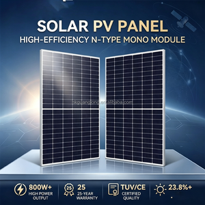 แผงโซลาร์เซลล์ราคาส่งถูก มีสินค้าในสต็อก ราคาดีที่สุด 800w แผงโซลาร์เซลล์โมโนประสิทธิภาพสูงสำหรับหลังคาบ้าน - Product Image 5