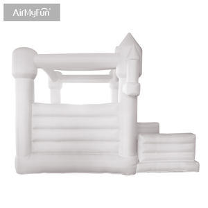 Château <span class=keywords><strong>gonflable</strong></span> blanc <span class=keywords><strong>Air</strong></span> <span class=keywords><strong>My</strong></span> <span class=keywords><strong>Fun</strong></span> Party, structure de saut Oxford avec souffleur d'<span class=keywords><strong>air</strong></span>, garantie 12 mois, installation facile pour mariages - Product Image 3