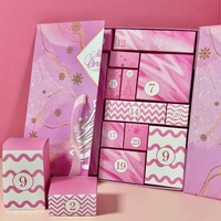 Calendario de Adviento de Navidad con Caja Misteriosa Sorpresa de 24 Días, Regalo DIY para Novia con Manualidades y Velas