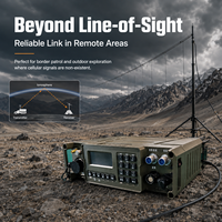 Radios tactiques bidirectionnelles HF VHF UHF militaires avec saut de fréquence, cryptées, SDR, radio tactique
