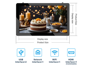 Pantalla Publicitaria Inteligente <span class=keywords><strong>de</strong></span> 32 Pulgadas ODM OEM, TV LED LCD, Señalización Digital y Pantalla para Placa Base RK 3568 y Windows - Product Image 4