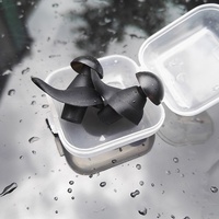 Bouchons d'oreille de natation étanches et personnalisés, Protection du sommeil, bouchons d'oreille en Silicone Anti-bruit avec boîte en plastique
