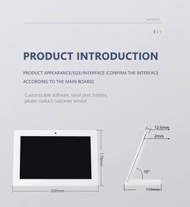 Tablette Android 8 pouces en forme de L, support de <span class=keywords><strong>bureau</strong></span>, caméra frontale, écran tactile capacitif, processeur quadricœur Rockchip, Wi-Fi, GSM, nouvelle utilisation de <span class=keywords><strong>bureau</strong></span>, Rohs - Product Image 4