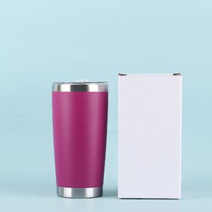 Colorful <b>Spray</b> Coated Blank 20oz Sublimation Car Tumbler Stainless Steel Mug - Product Image 2