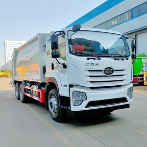 Camion compacteur à ordures diesel lourd FAW 25 tonnes 6x4 10 roues pour le ramassage et le nettoyage des déchets - Product Image 2