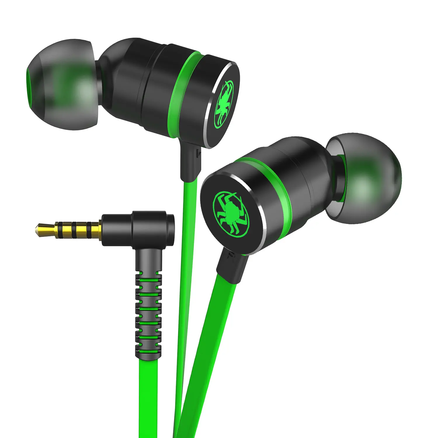 Headset Stereo Earphone Game dengan Kabel, Earphone In Ear Ponsel Mikrofon Headset Gaming