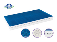 Lit pour chat et chien de qualité supérieure, classique, rectangulaire, en gel mémoire solide, imperméable, portable, amovible et lavable