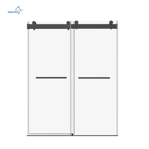 Mampara <span class=keywords><strong>de</strong></span> Ducha <span class=keywords><strong>de</strong></span> Vidrio Templado sin Marco, Estilo Moderno, <span class=keywords><strong>Puerta</strong></span> <span class=keywords><strong>Corredera</strong></span> <span class=keywords><strong>para</strong></span> <span class=keywords><strong>Baño</strong></span>, Precio al por Mayor - Product Image 3