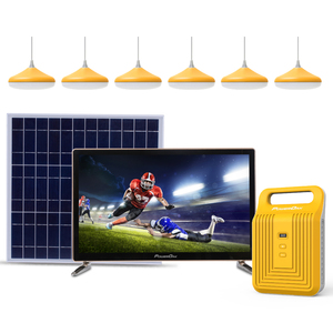 <b>Solar</b> Charge Home <b>Lighting</b> <b>System</b> Power Indoor Kit With 6 and 12V TV - Product Image 5